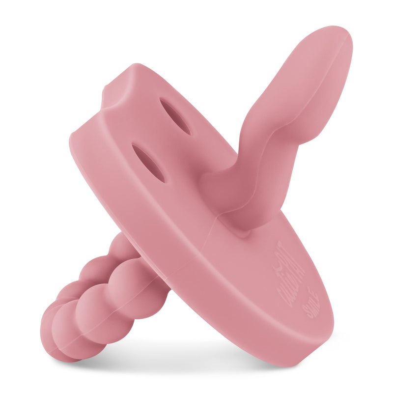 Ryan & Rose Cutie PAT Smile - Orthodontic Pro Pacifier and Teether (Rose) - Image 1